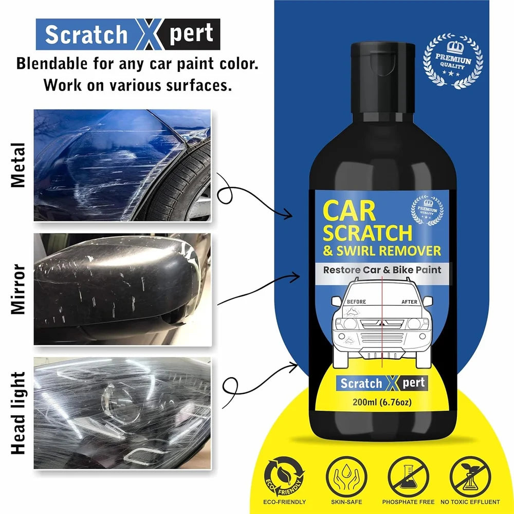 Car scratch & swirl remover - Restore car and bike paint