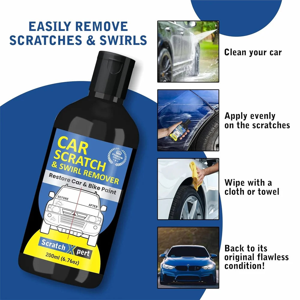 Car scratch & swirl remover - Restore car and bike paint